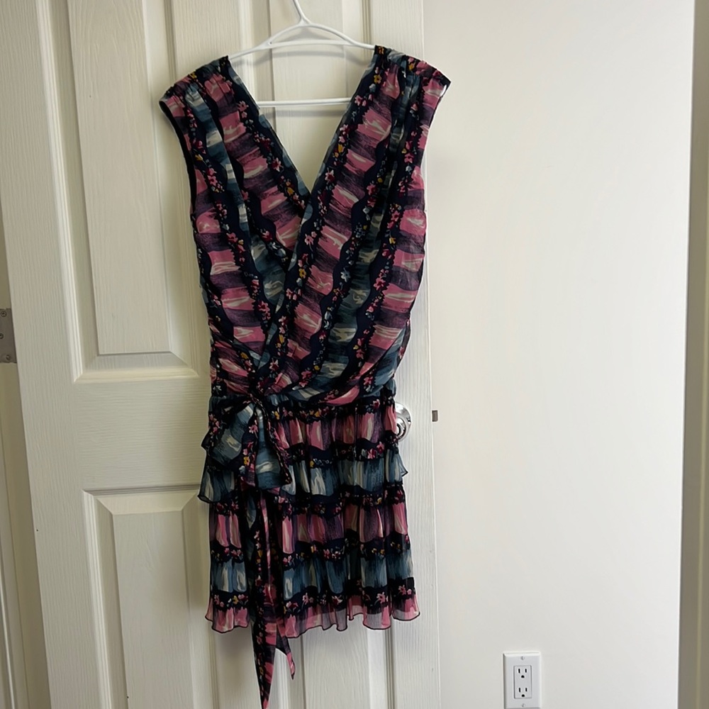 Anna Sui Silk Floral Dress
